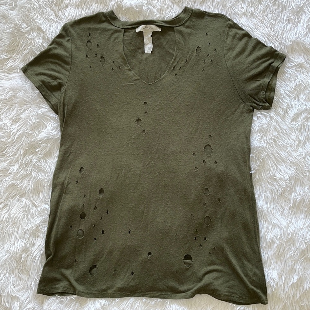 distressed shirt